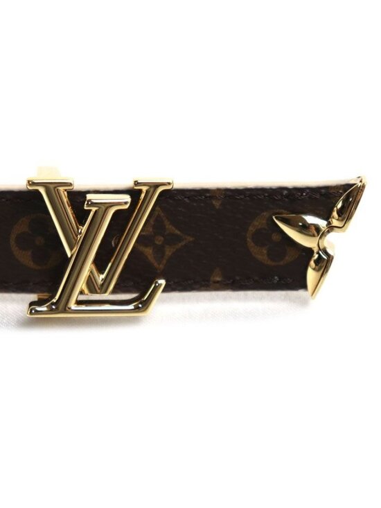 Louis Vuitton Pretty LV 20 Reversible Belt Cream